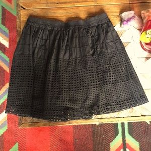 Madewell Black, Cotton Skirt